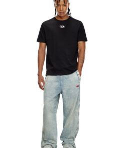T-shirt with metallic Oval D
