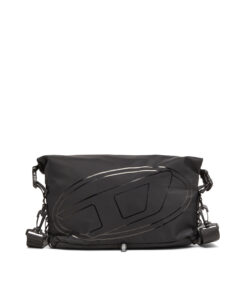 Drape-Nylon crossbody bag with Oval D print